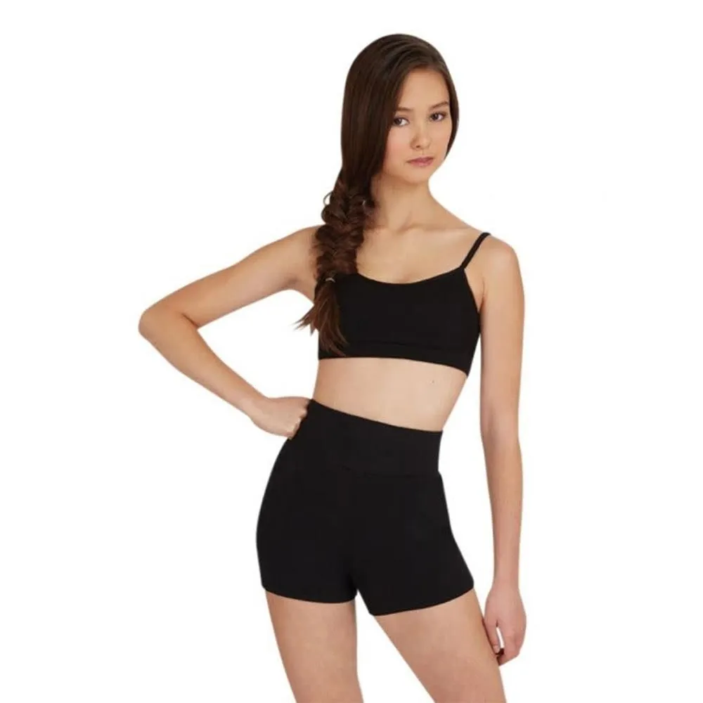 Capezio TB131C High Waist Dance Shorts - Kids Sizes