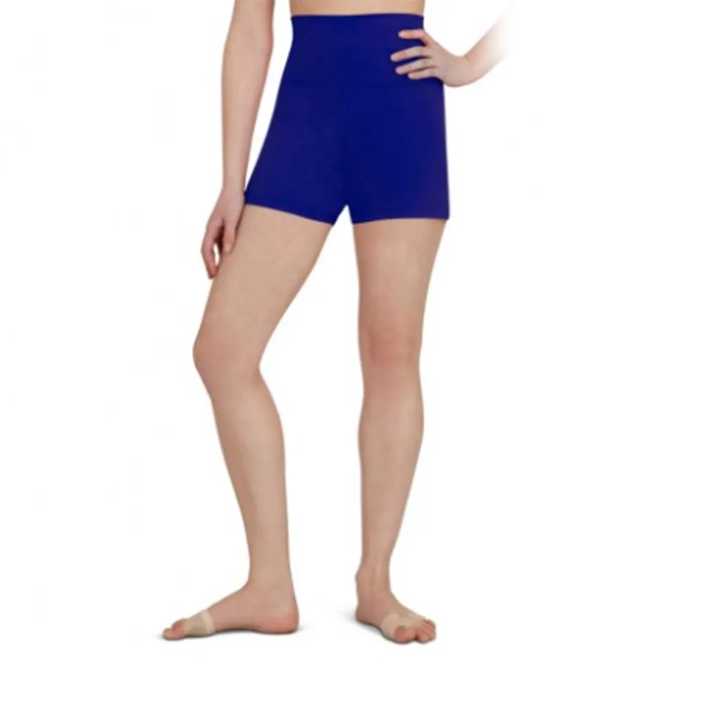 Capezio TB131C High Waist Dance Shorts - Kids Sizes