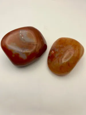 Carnelian Palm Stone - Extra Large