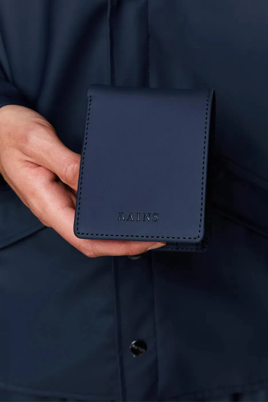 Cartera Rains Folded Wallet Azul