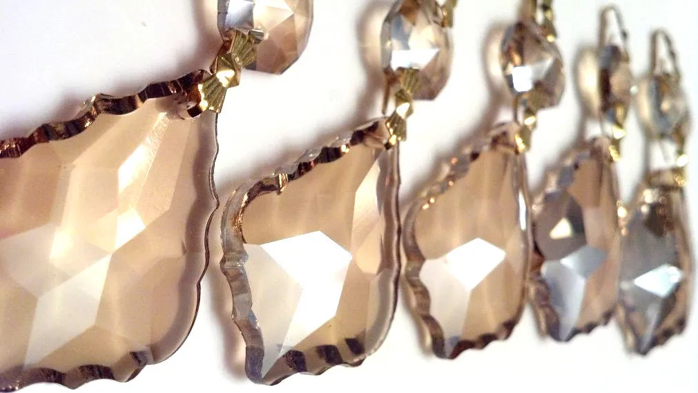 Champagne French Cut Chandelier Crystals Ornament