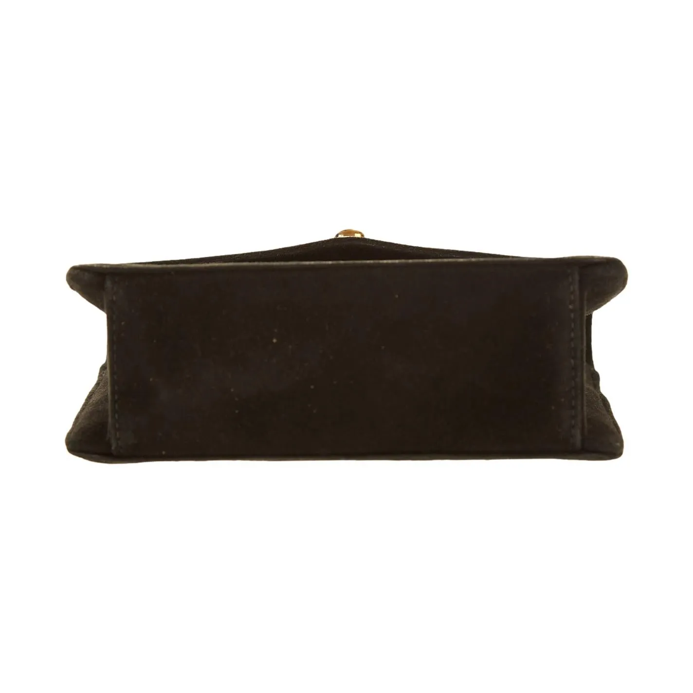 Chanel Black Suede Mini Chain Shoulder Bag