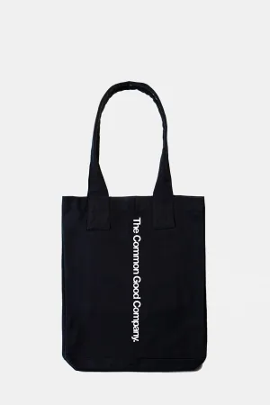 Charcoal 100% Recycled Cotton Everyday Tote - Longform Logo