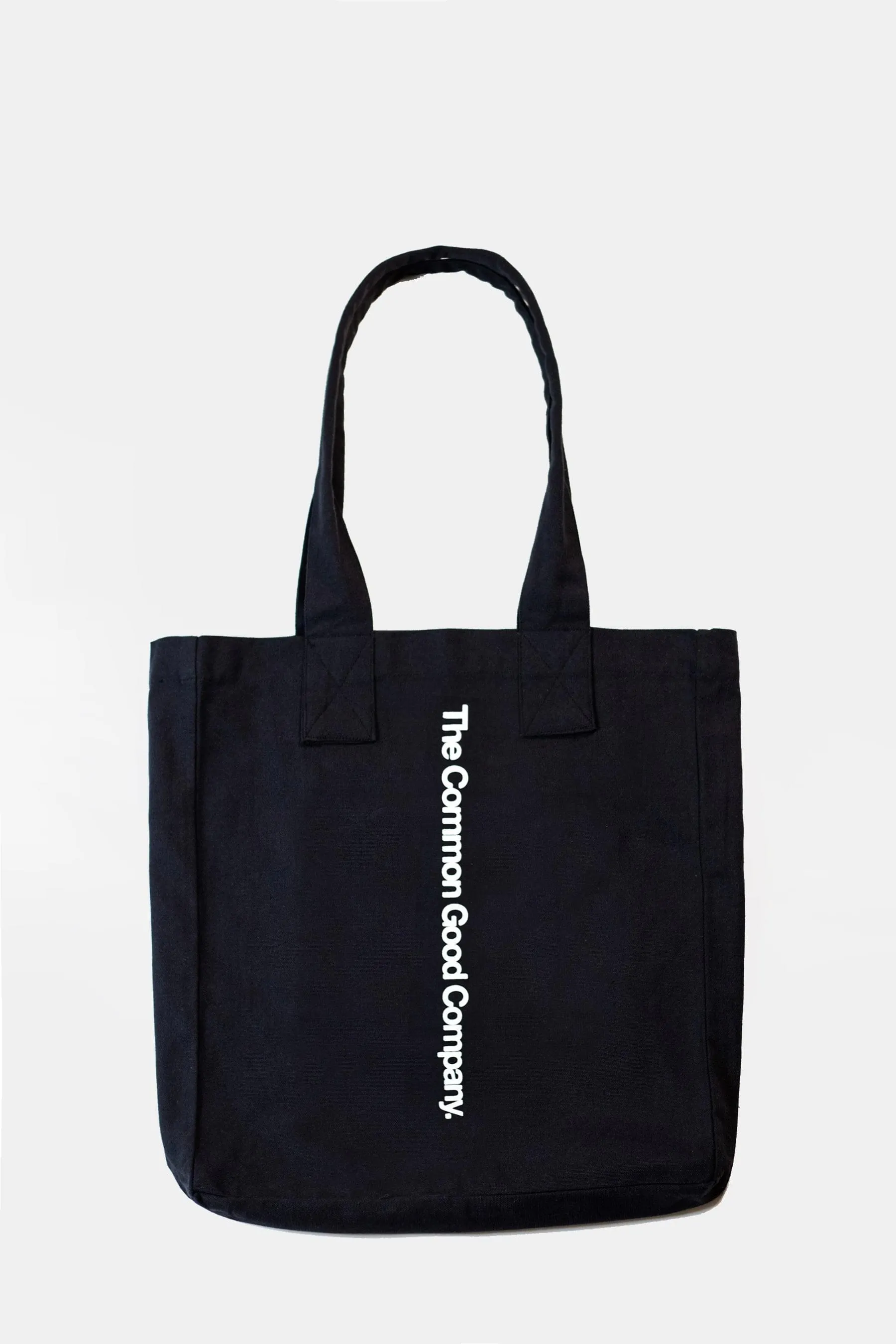 Charcoal 100% Recycled Cotton Everyday Tote - Longform Logo