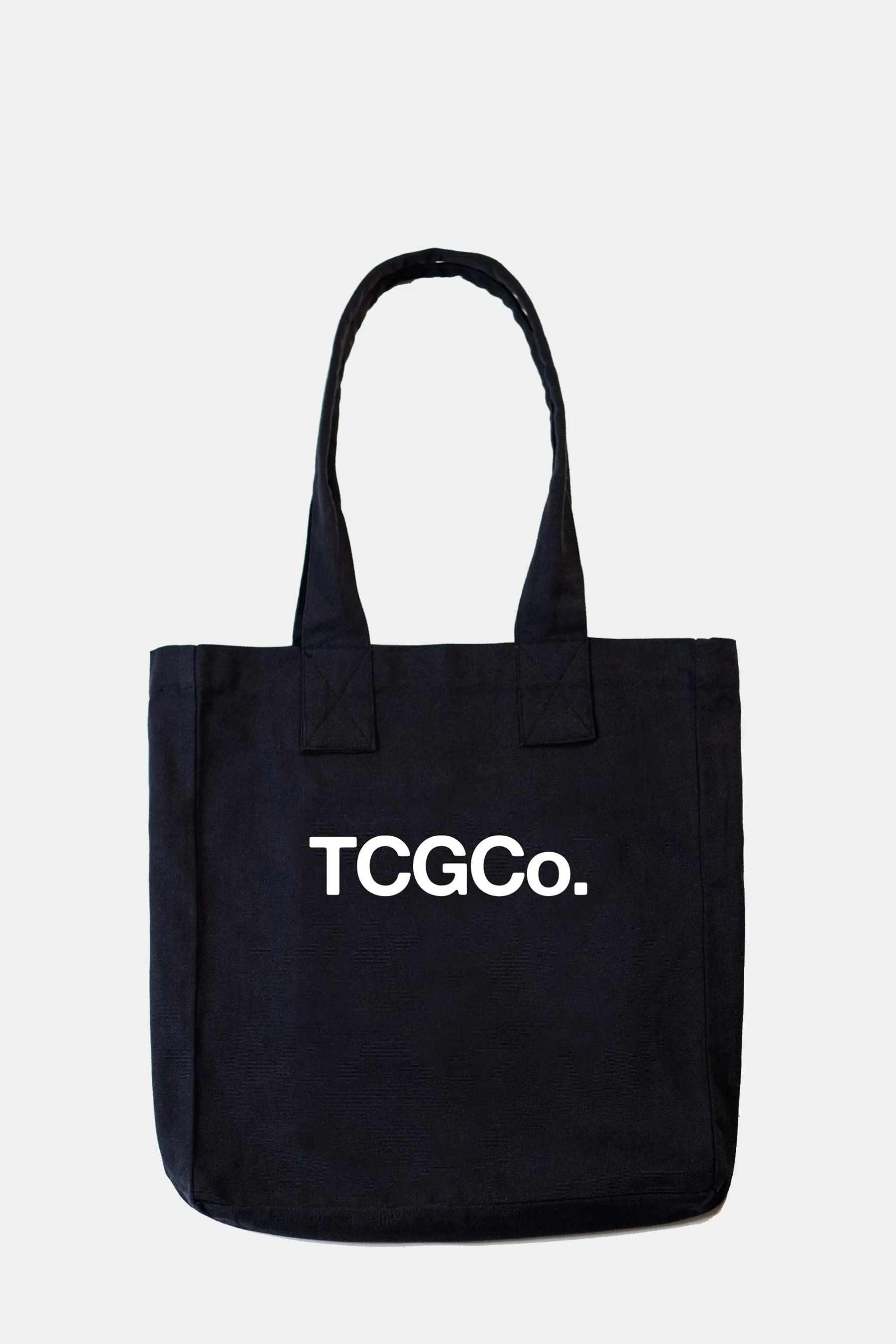 Charcoal 100% Recycled Cotton Everyday Tote - TCGCo Logo