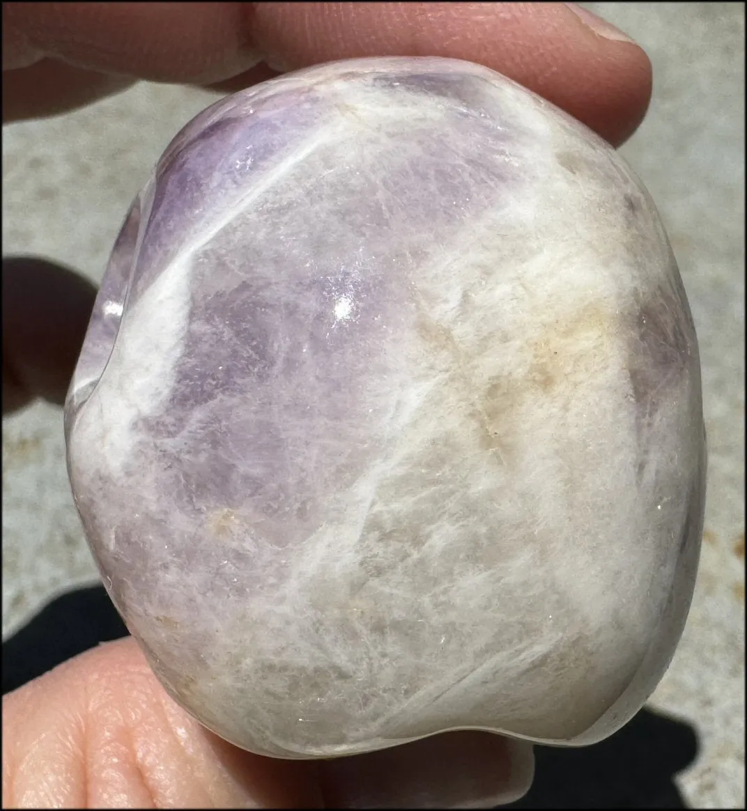 Chevron Amethyst Crystal Skull - Dream Work, Inner Journeying - with Synergy 7 yrs