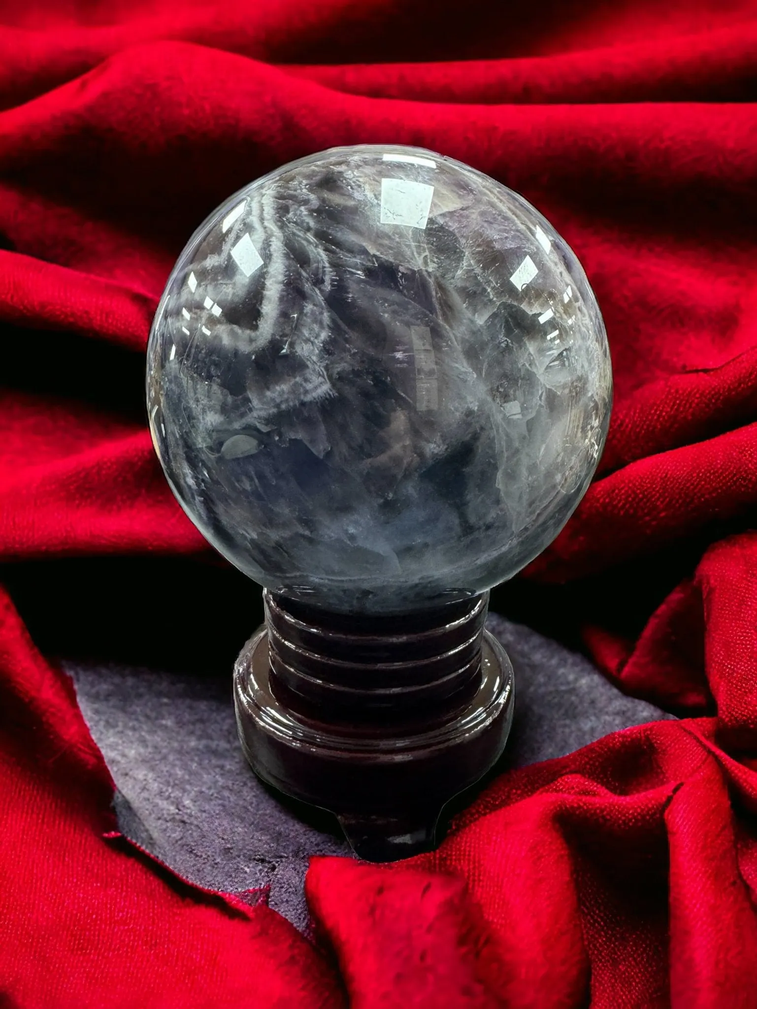 Chevron Amethyst / Dream Amethyst Sphere - 7 Pounds
