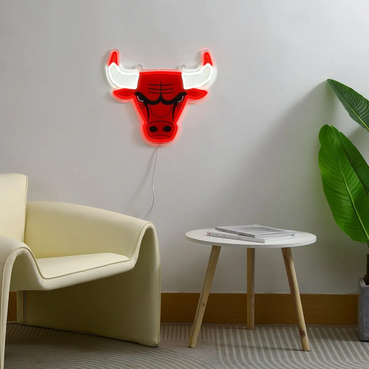 Chicago Bulls: Die-Cut LED Neon Sign