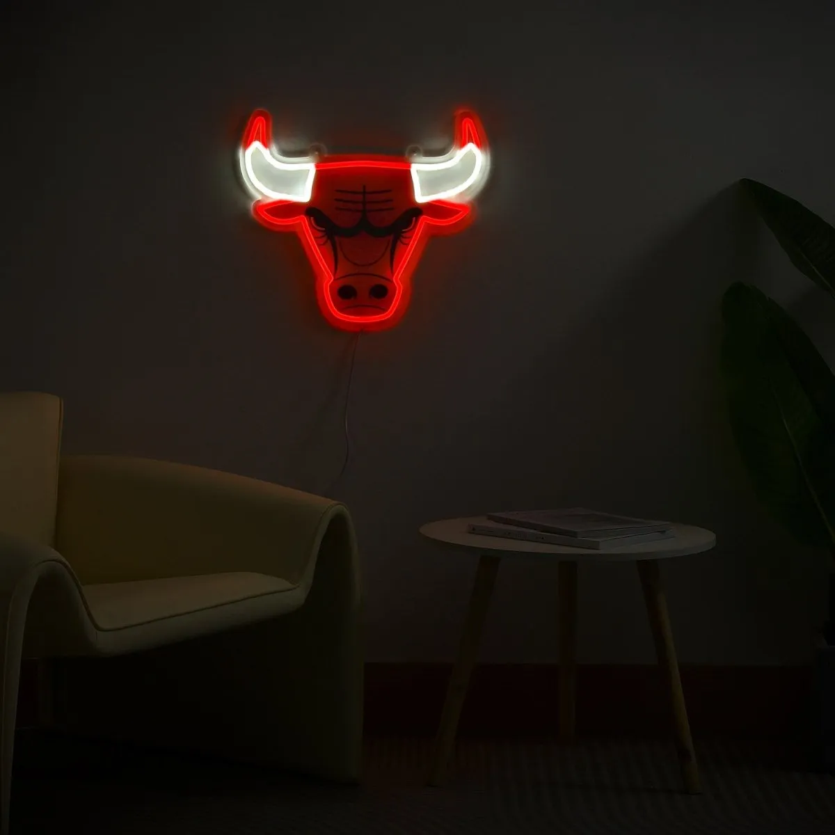 Chicago Bulls: Die-Cut LED Neon Sign