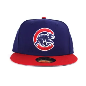 Chicago Cubs New Era 59Fifty Fitted Hat (Jordan Top 3 Gray Under Brim)