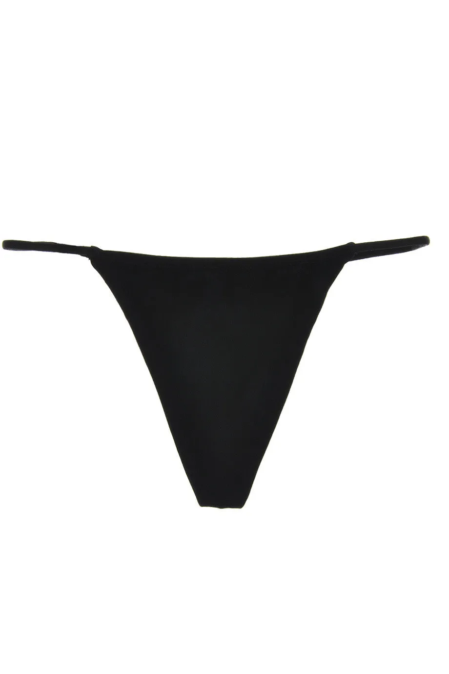 CHRISTIES PINK SQUARES Black Thong