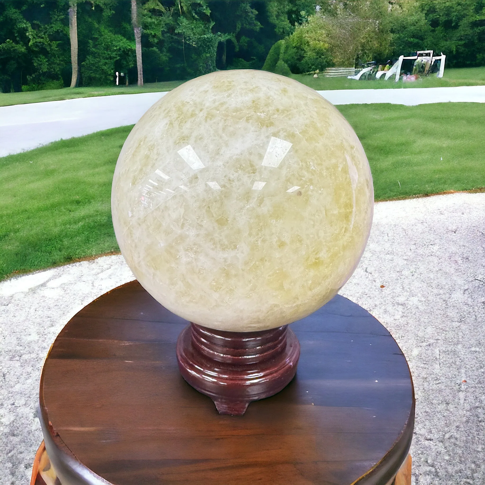 Citrine Sphere - Massive - 27 Pounds - Exquisite