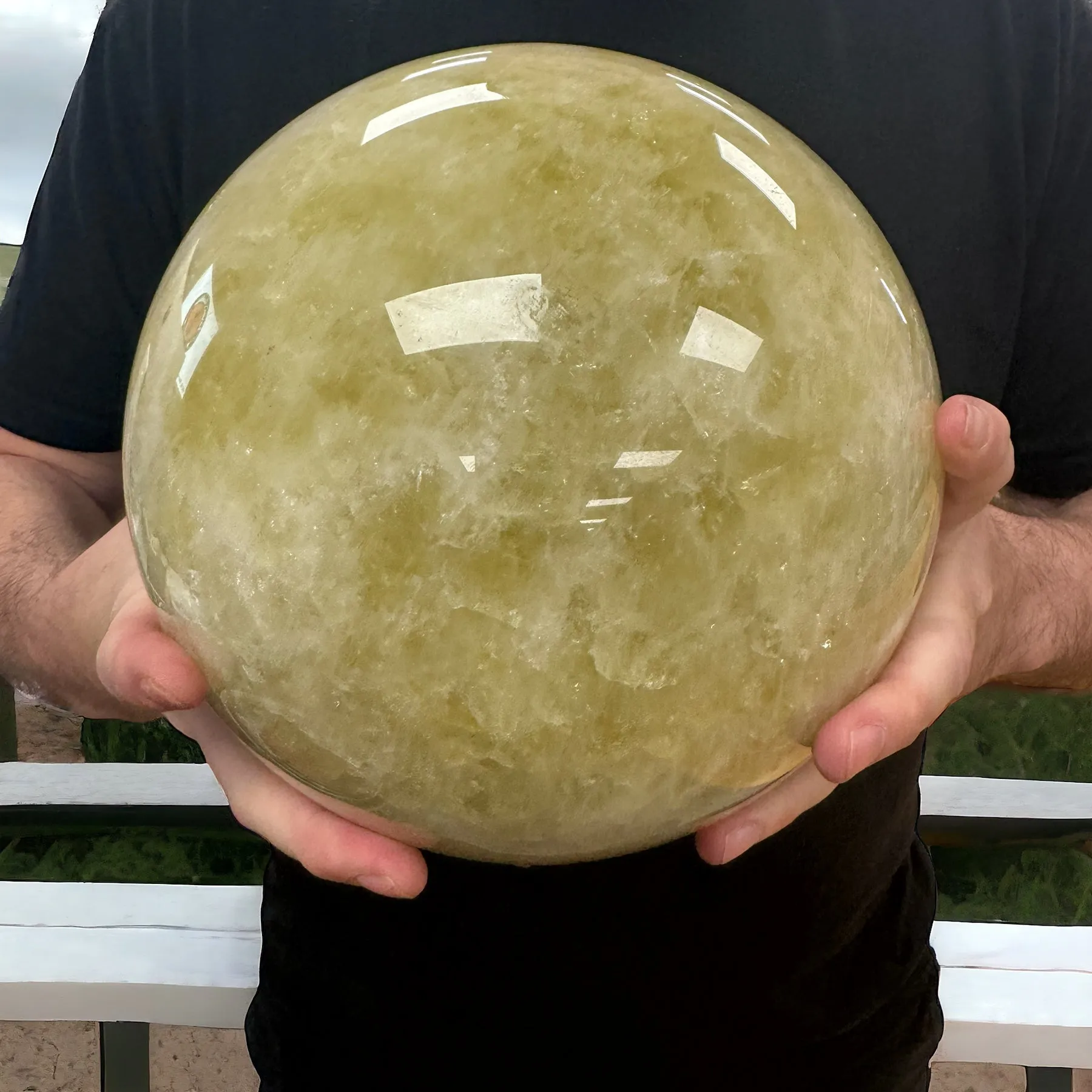 Citrine Sphere - Massive - 27 Pounds - Exquisite