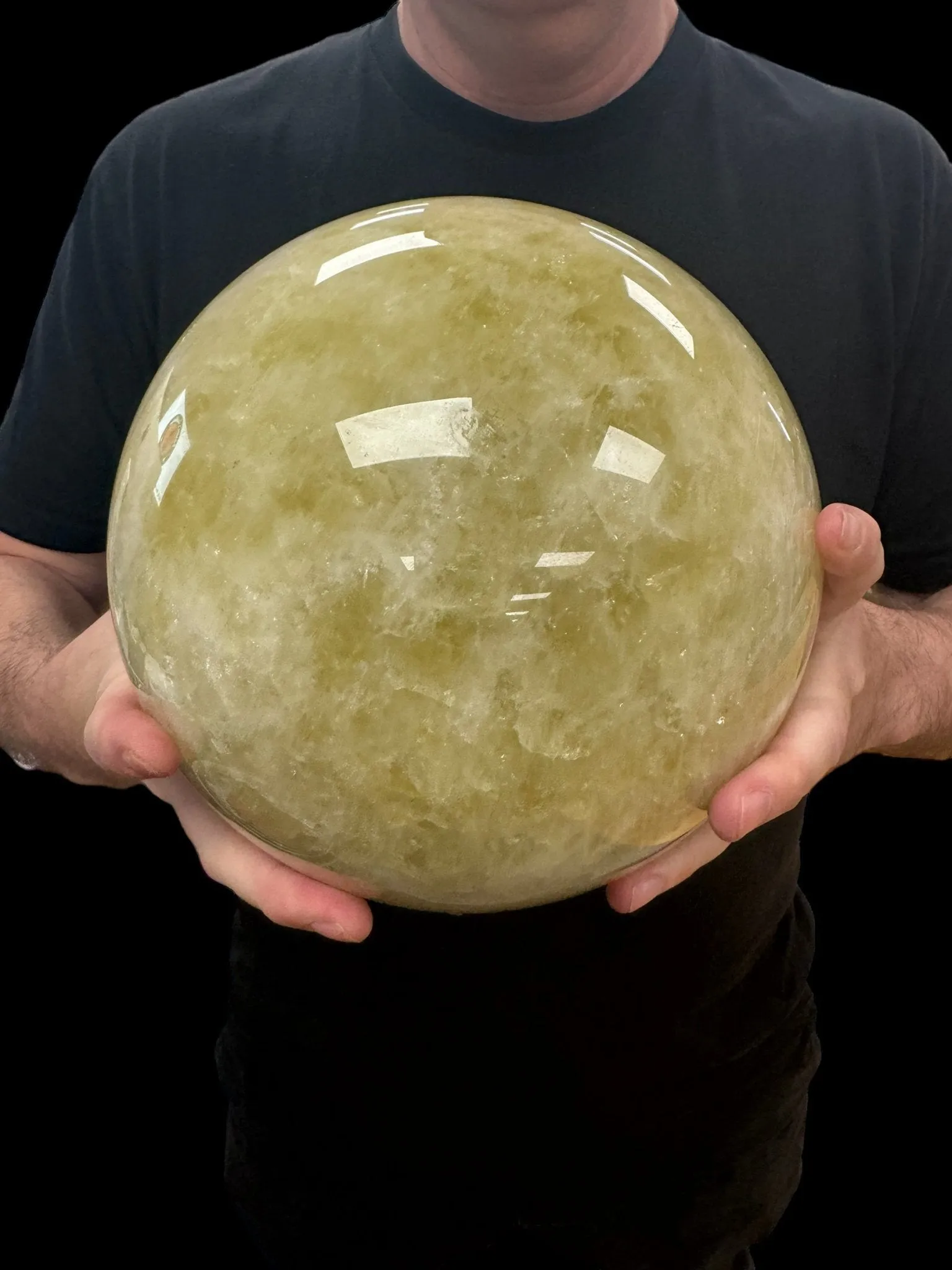 Citrine Sphere - Massive - 27 Pounds - Exquisite