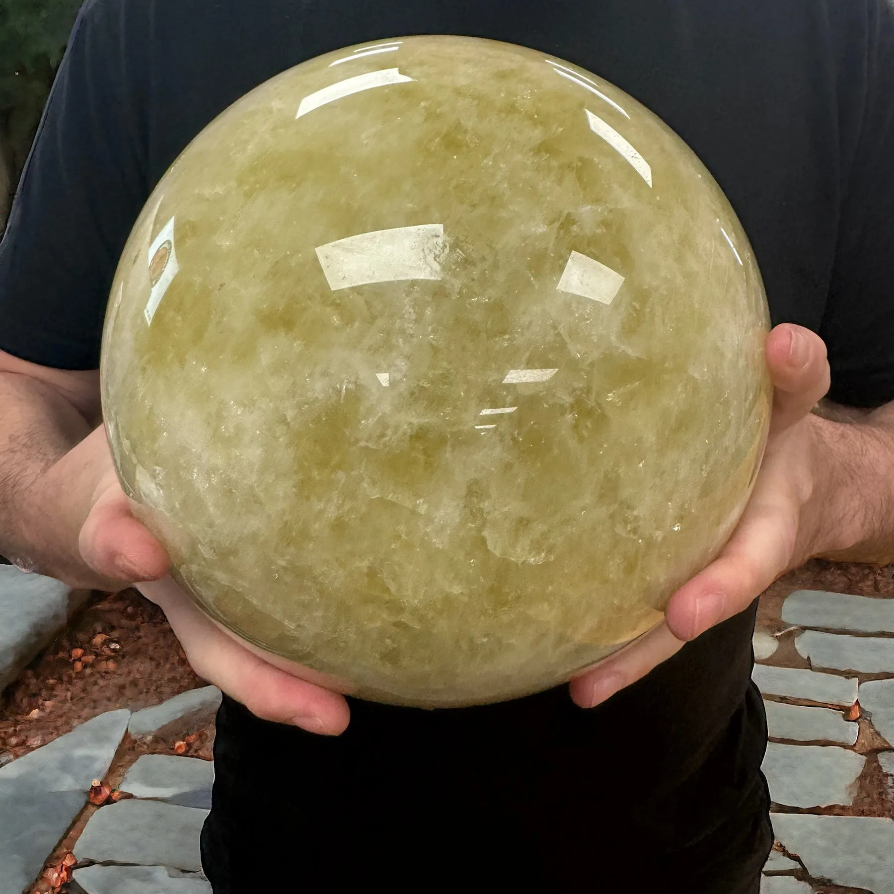 Citrine Sphere - Massive - 27 Pounds - Exquisite