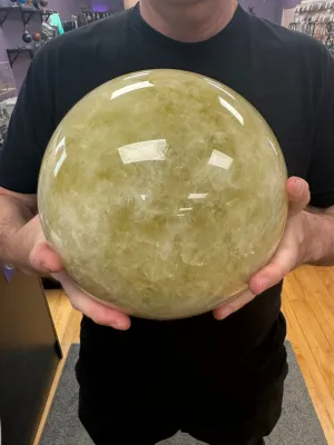 Citrine Sphere - Massive - 27 Pounds - Exquisite