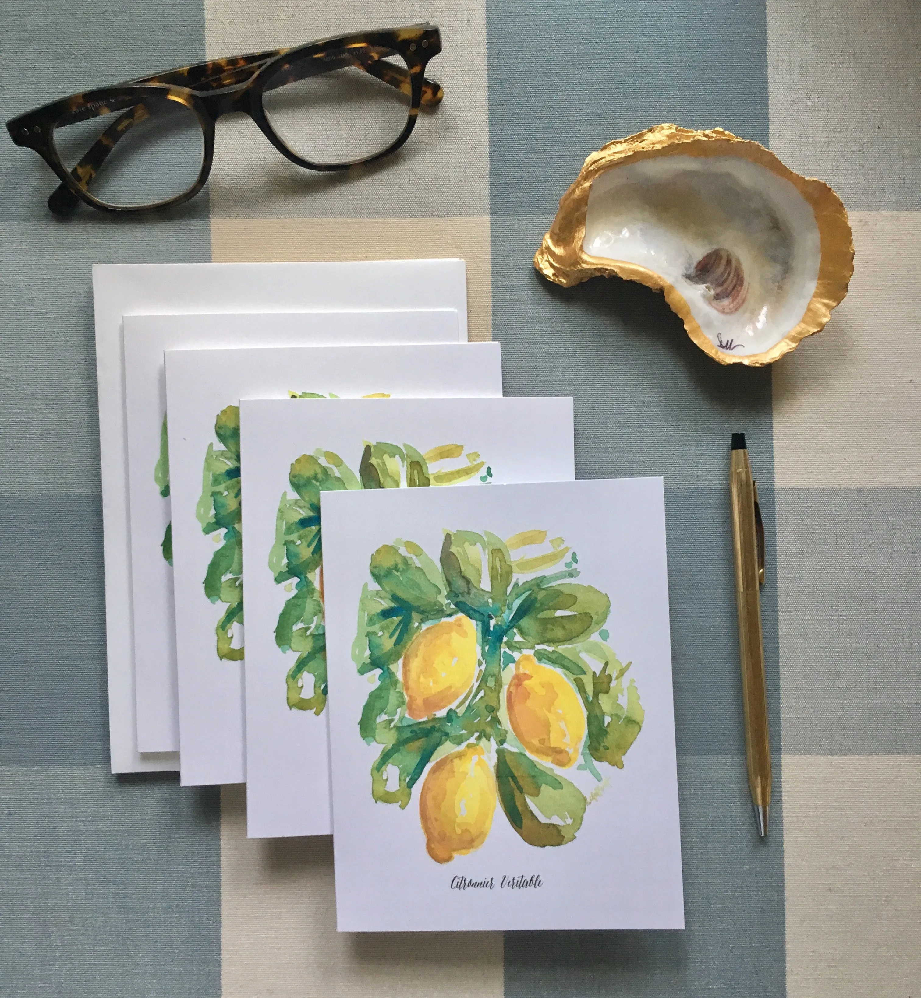 Citron Note Cards