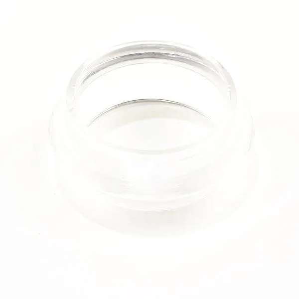 Clear Lucite Faceted Bangle