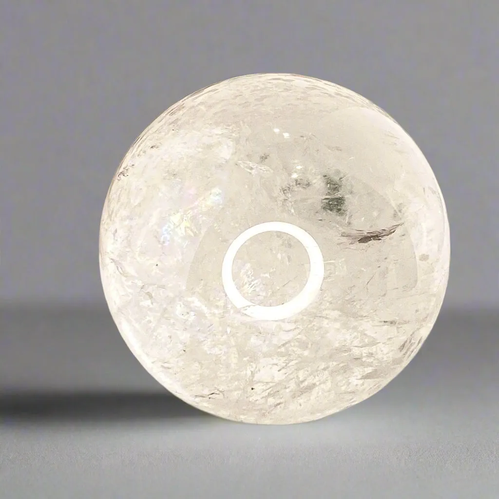 Clear Quartz Crystal Ball