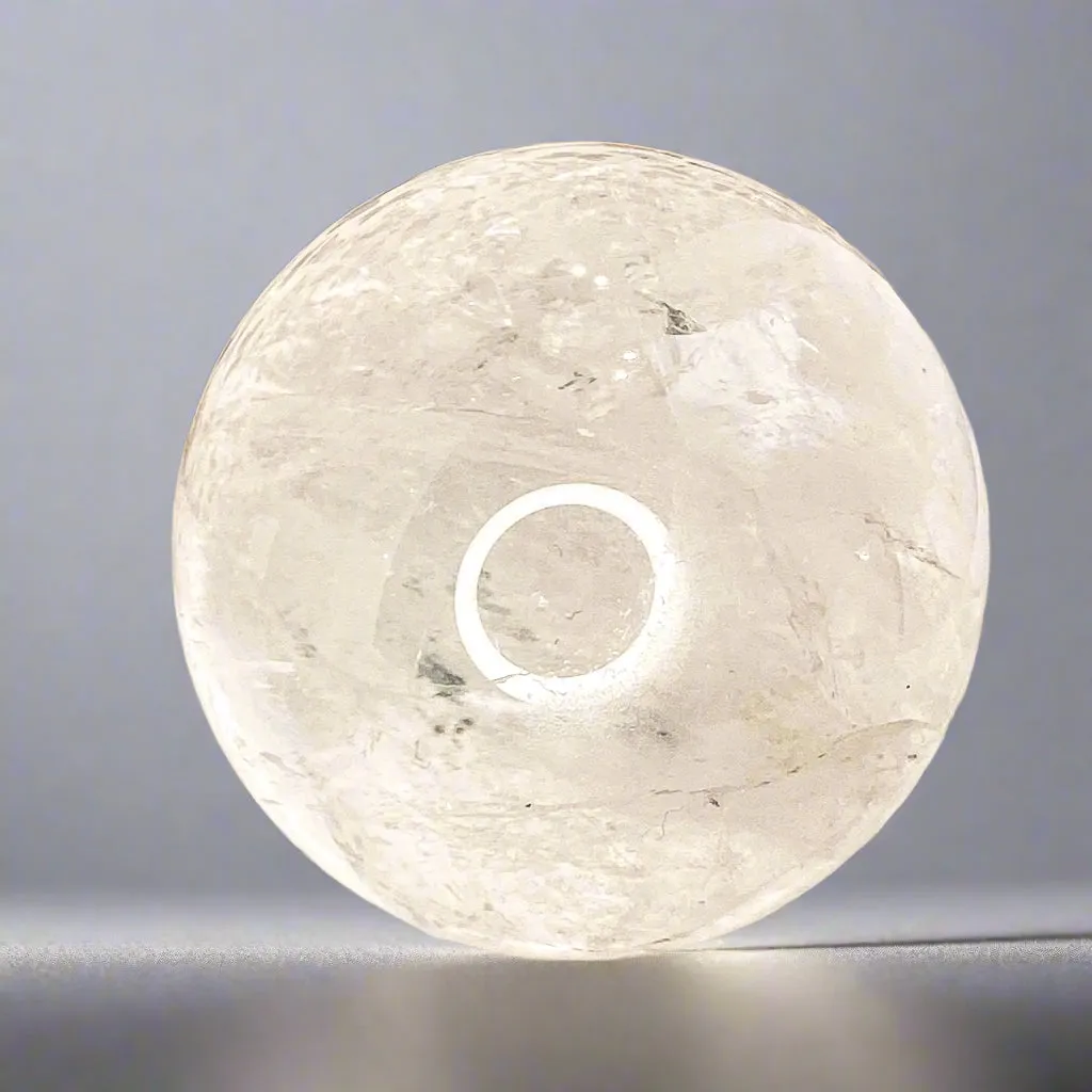 Clear Quartz Crystal Ball