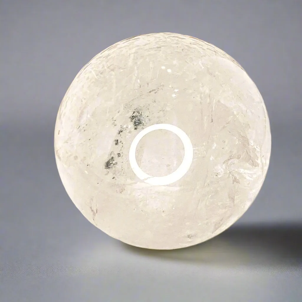 Clear Quartz Crystal Ball
