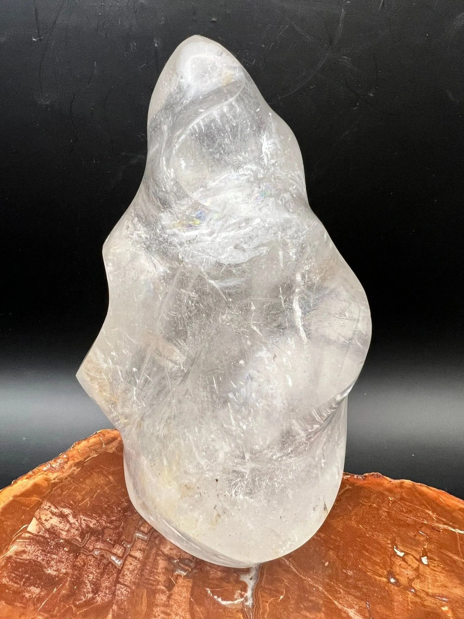 Clear Quartz Flame