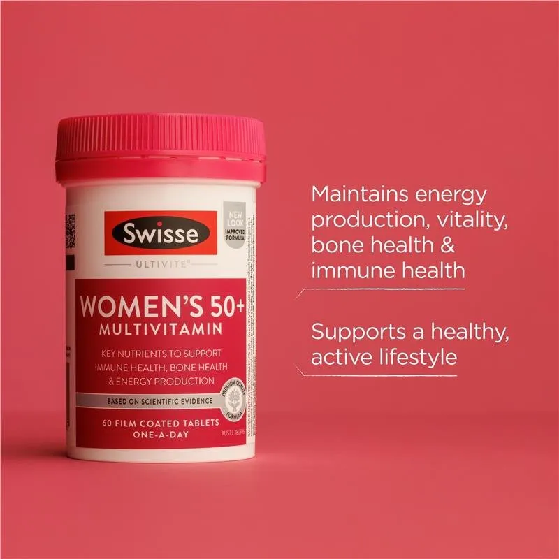 [CLEARANCE Expiry: 04/2025] Swisse Ultivite Women's 50  Multivitamin 60 Tablets