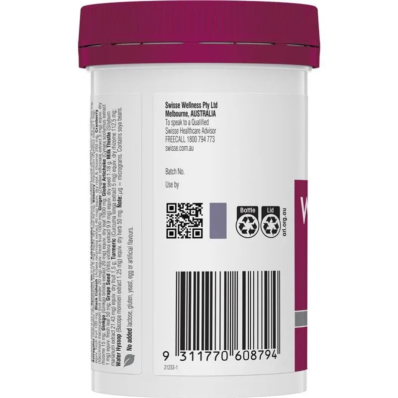 [CLEARANCE Expiry: 04/2025] Swisse Ultivite Women's 50  Multivitamin 60 Tablets