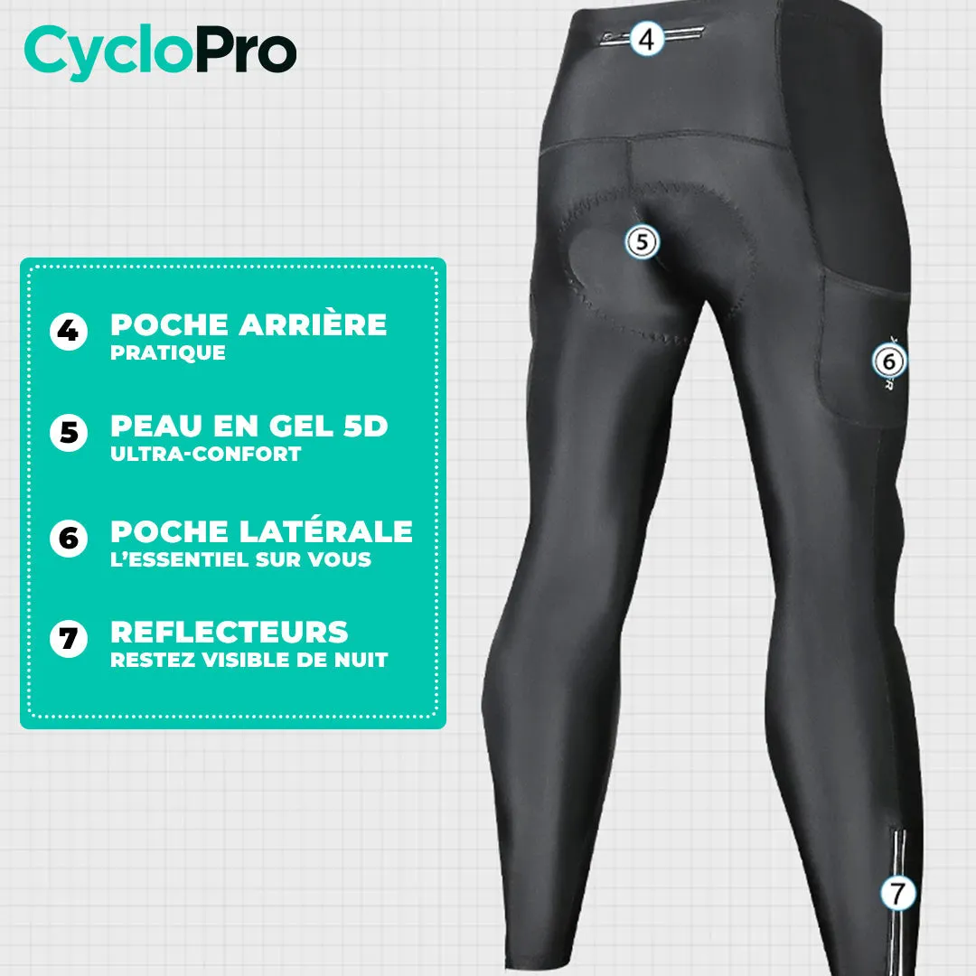 Collant Cycliste Thermique Homme - Practical  - DESTOCKAGE