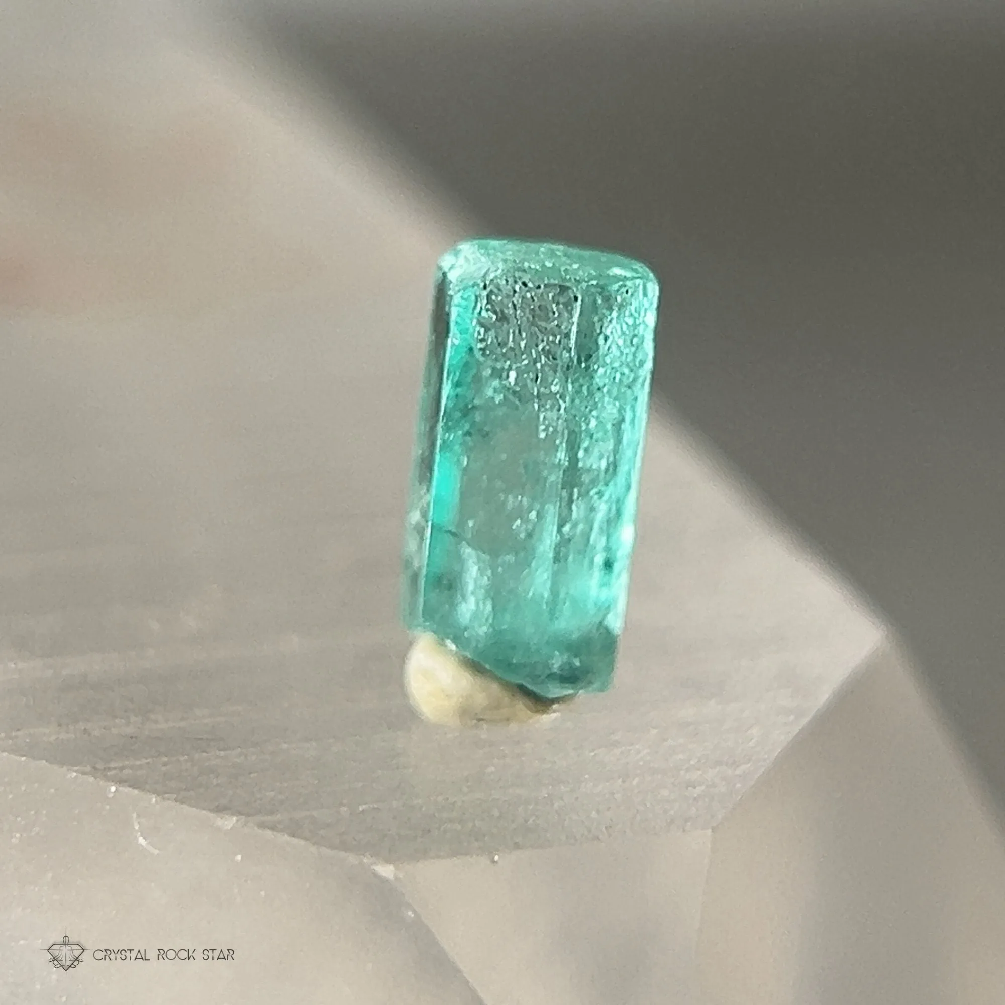 Colombian Emerald Raw Crystal 7.9mm 1ct