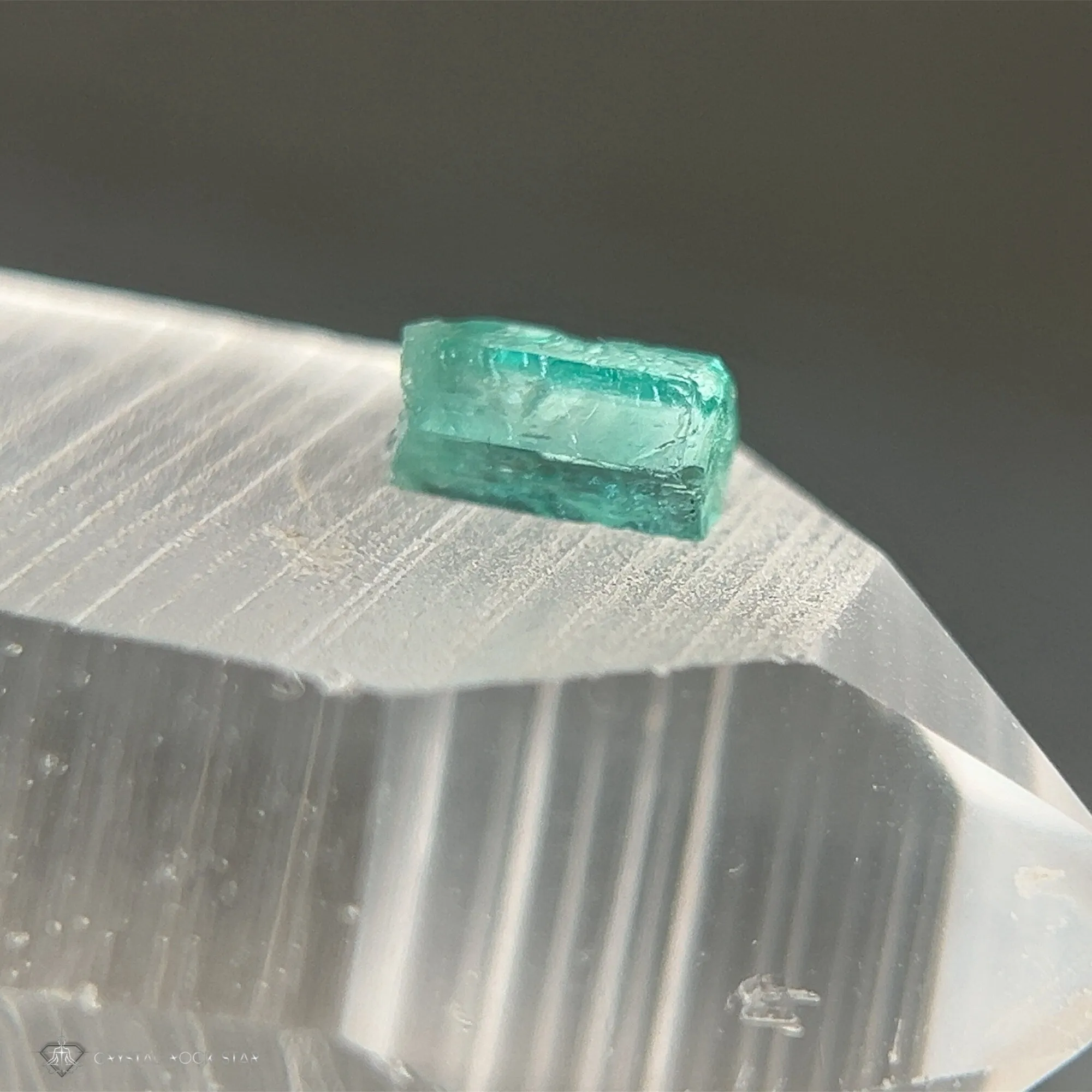 Colombian Emerald Raw Crystal 7.9mm 1ct
