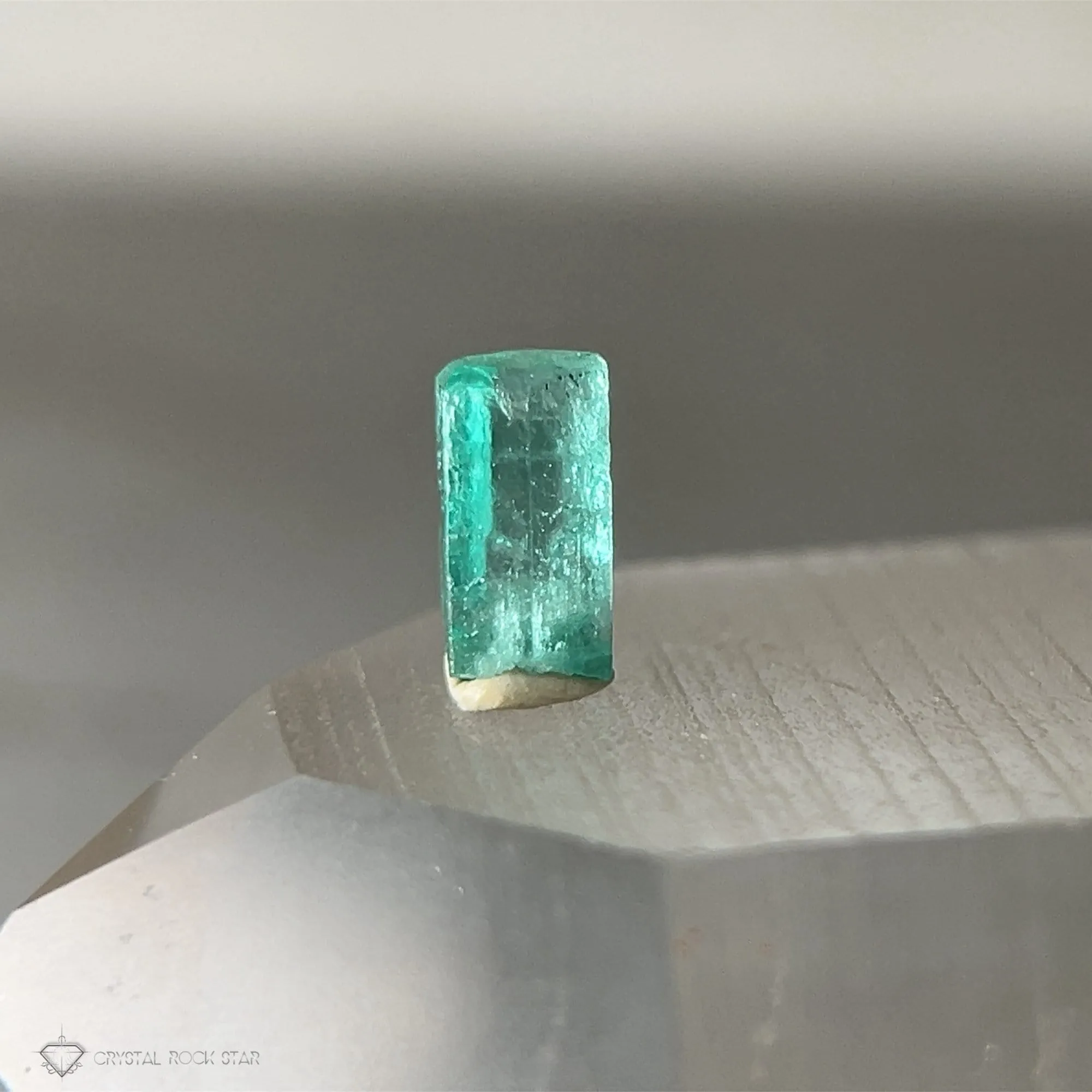 Colombian Emerald Raw Crystal 7.9mm 1ct