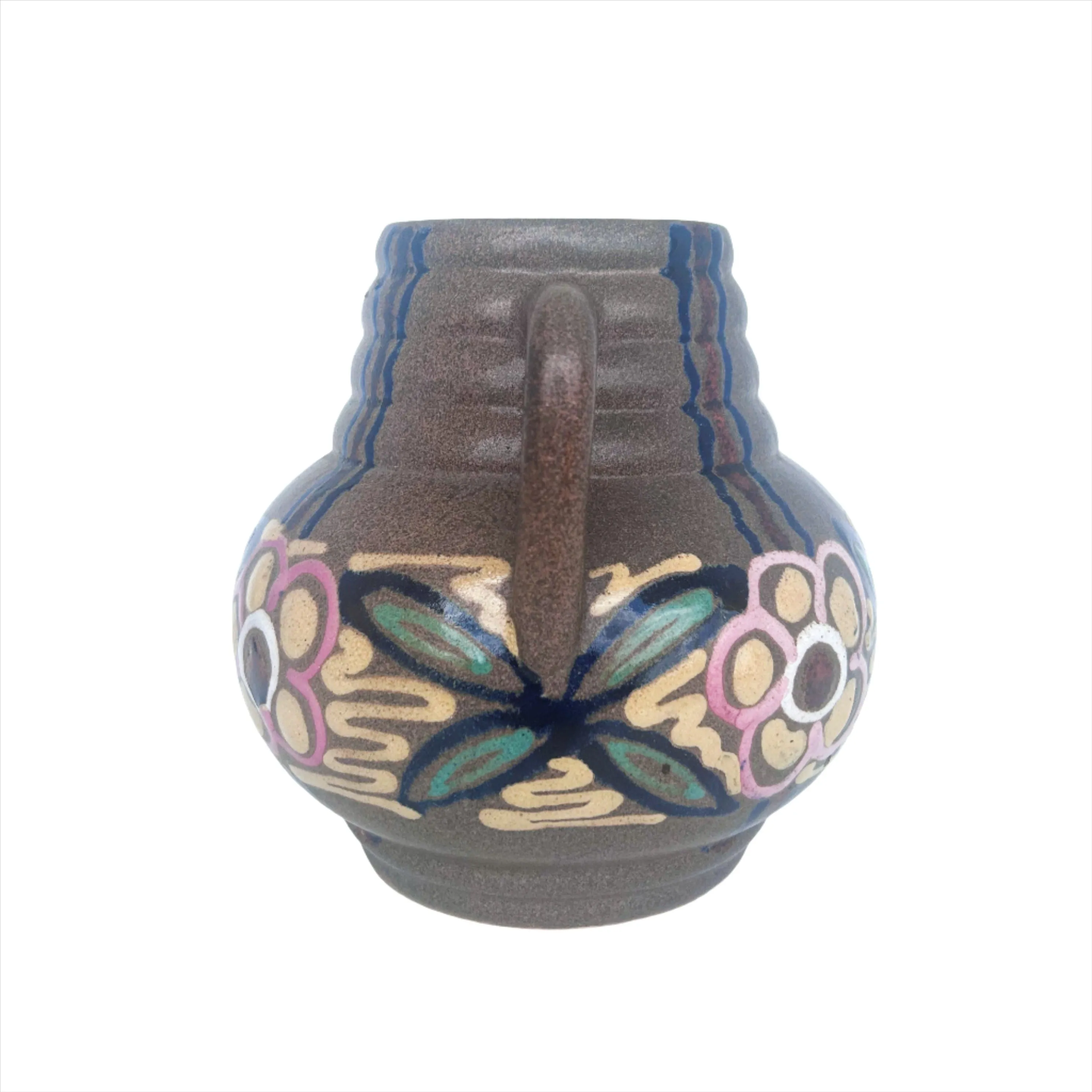 Colorful Decorated German Pot