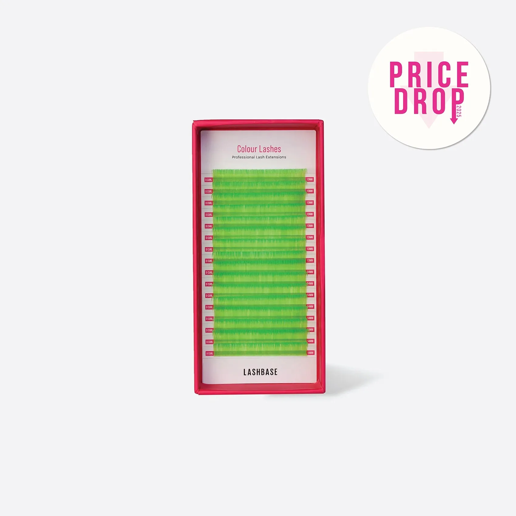 Colour Lashes - Neon Green