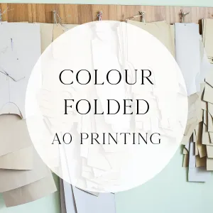 Colour Printing - Folded - A0 Pattern Printing