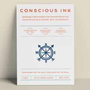 Compass Manifestation Tattoo