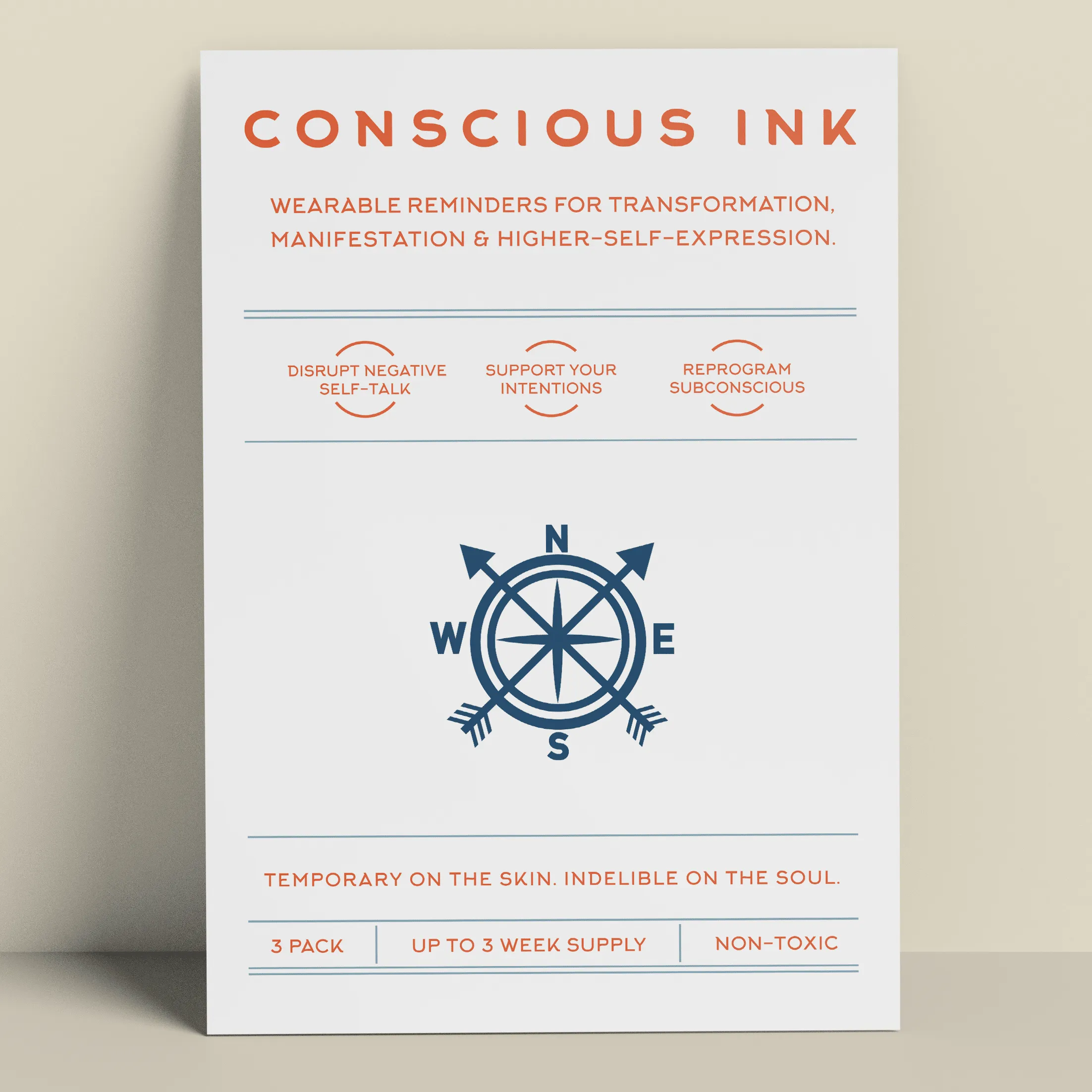 Compass Manifestation Tattoo