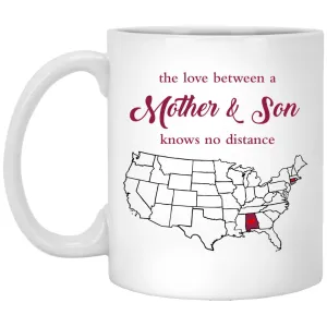 Connecticut Alabama The Love Between Mother And Son Mug
