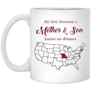 Connecticut Missouri The Love Between Mother And Son Mug