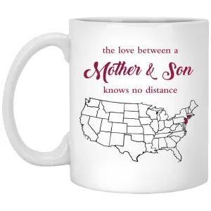 Connecticut New Jersey The Love Between Mother And Son Mug