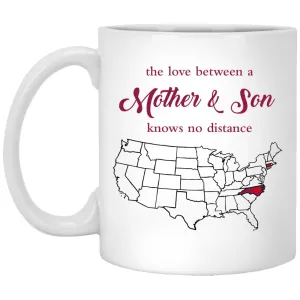 Connecticut North Carolina The Love Between Mother And Son Mug