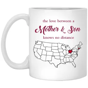 Connecticut Ohio The Love Between Mother And Son Mug