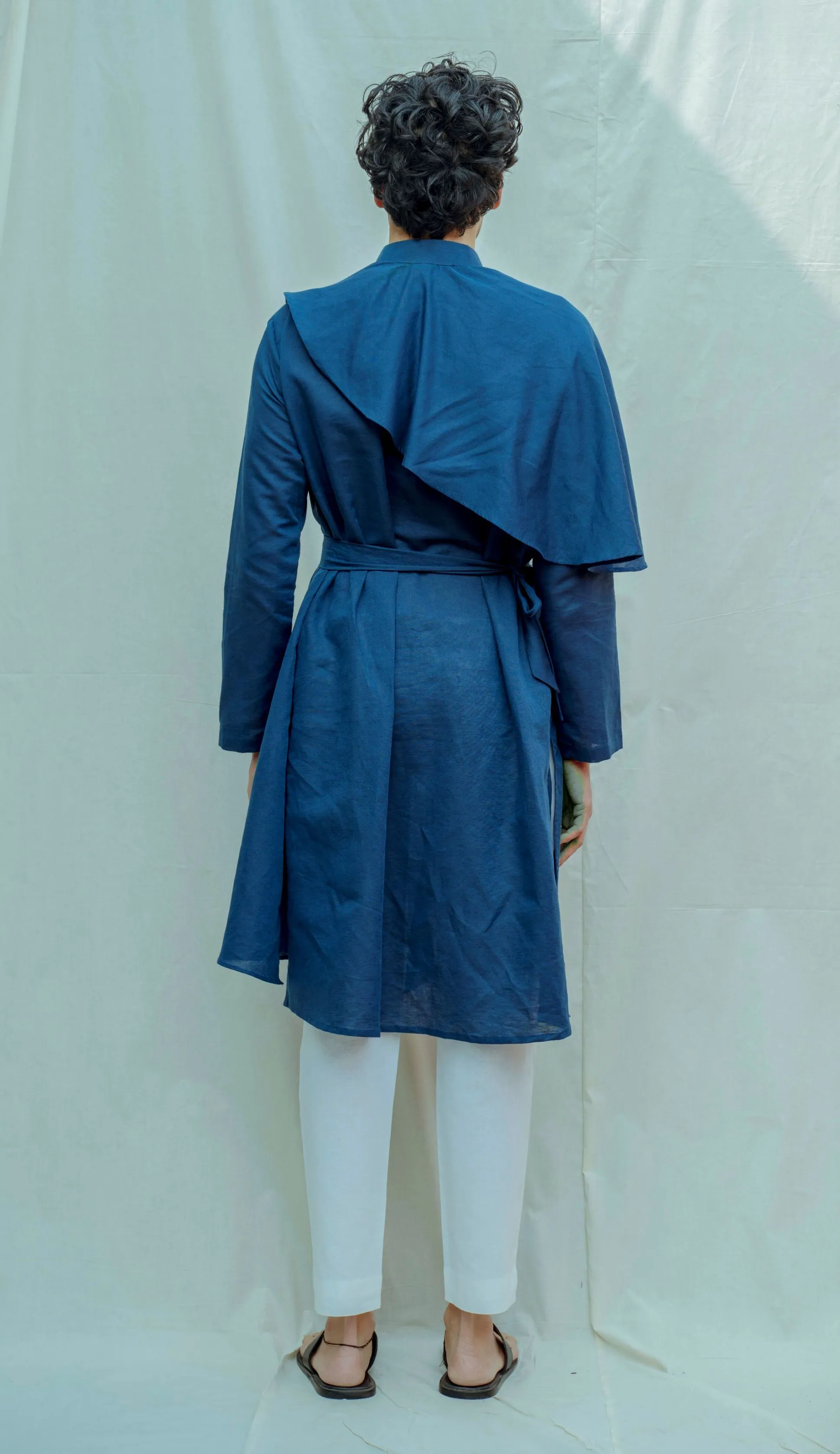 Cotton X Linen Cape Style Kurta