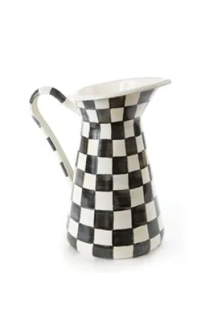 Courtly Check Enamel Practical Pitcher Large