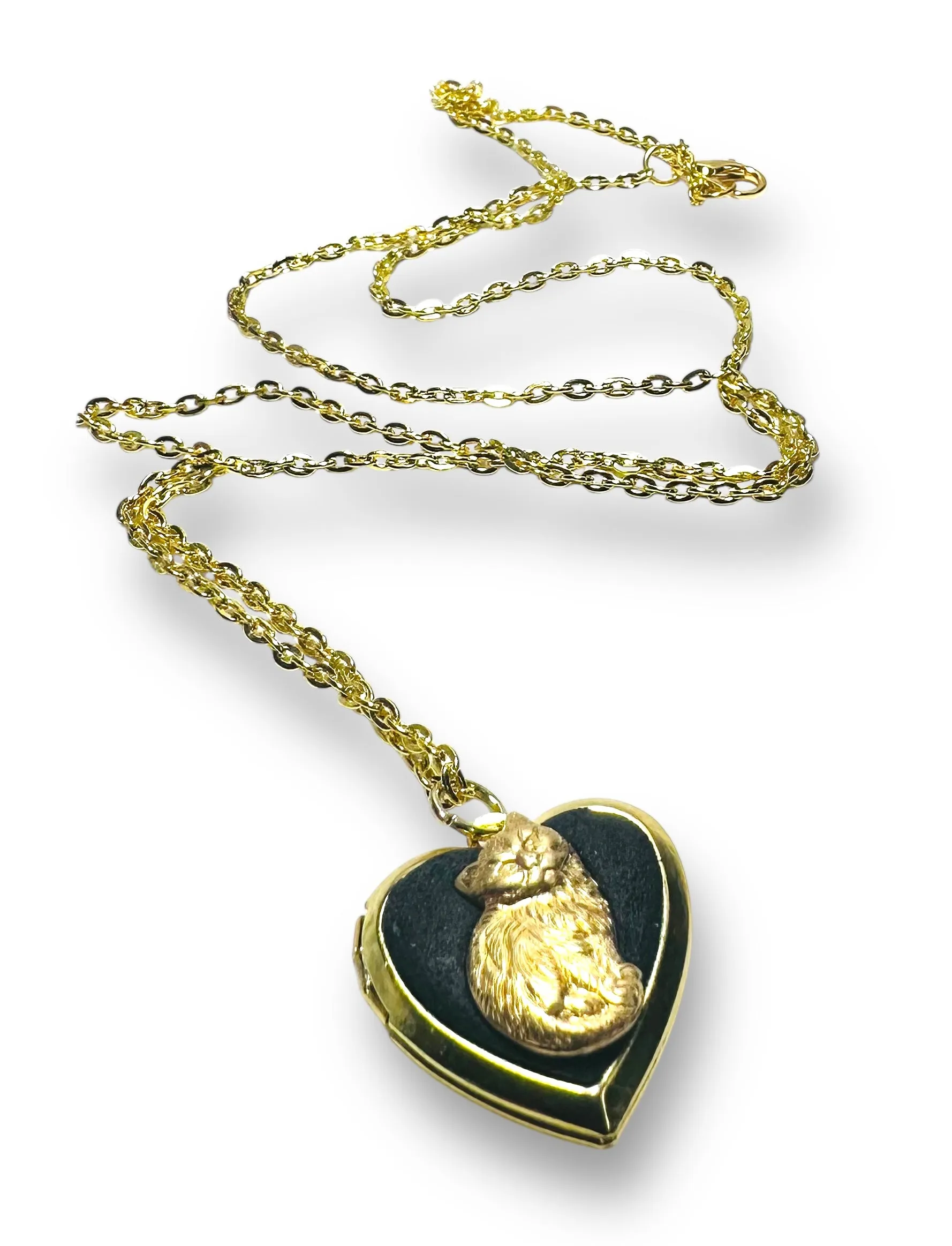 Crystal Clay Locket/Brass Locket/Affordable Gift