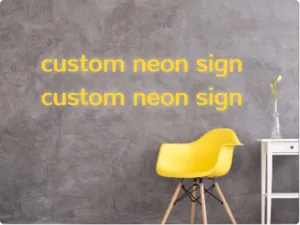 Custom text: custom neon sign custom neon sign