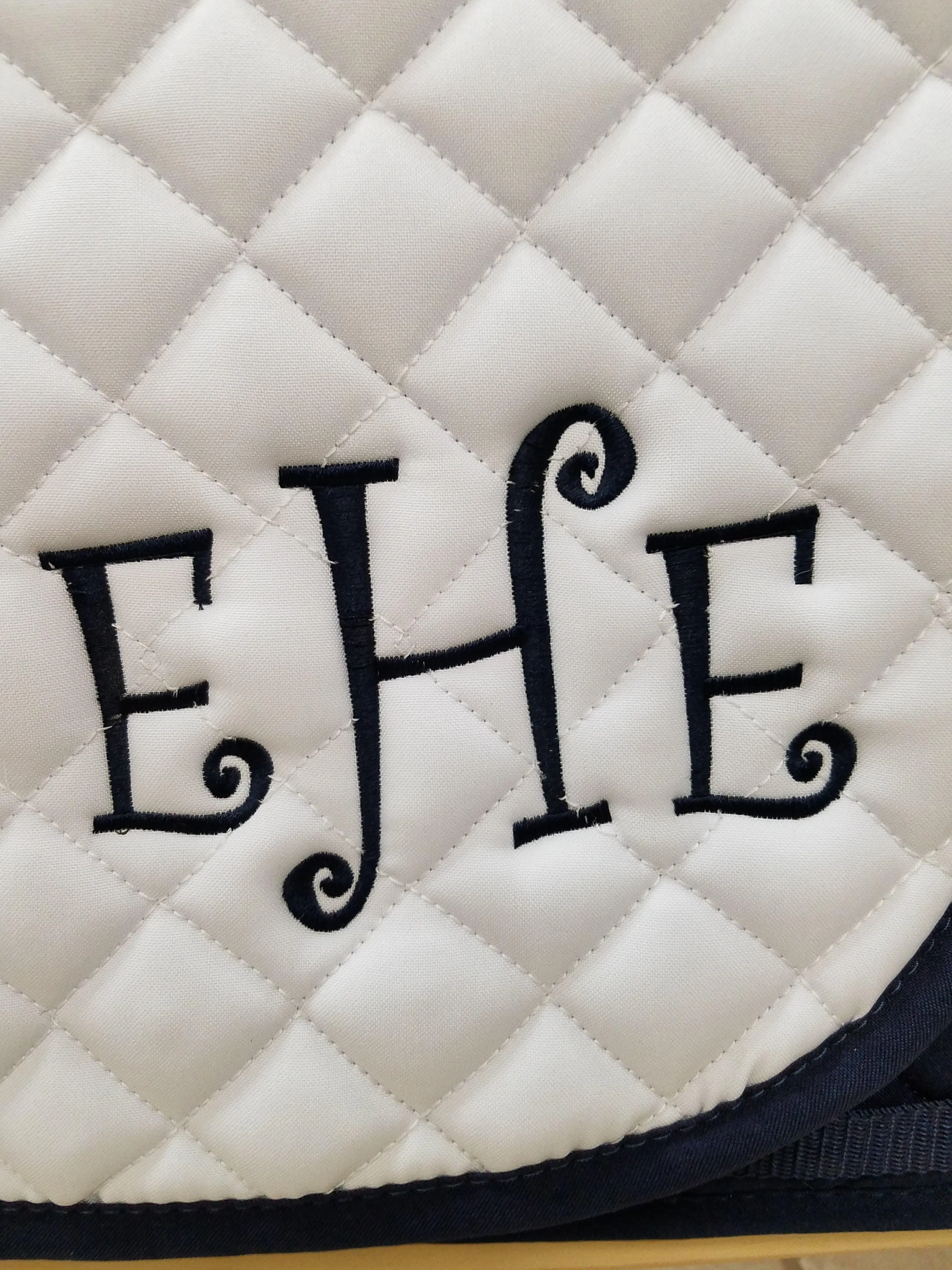 Customizable All Purpose Saddle Pads- Team Patch or Monogram