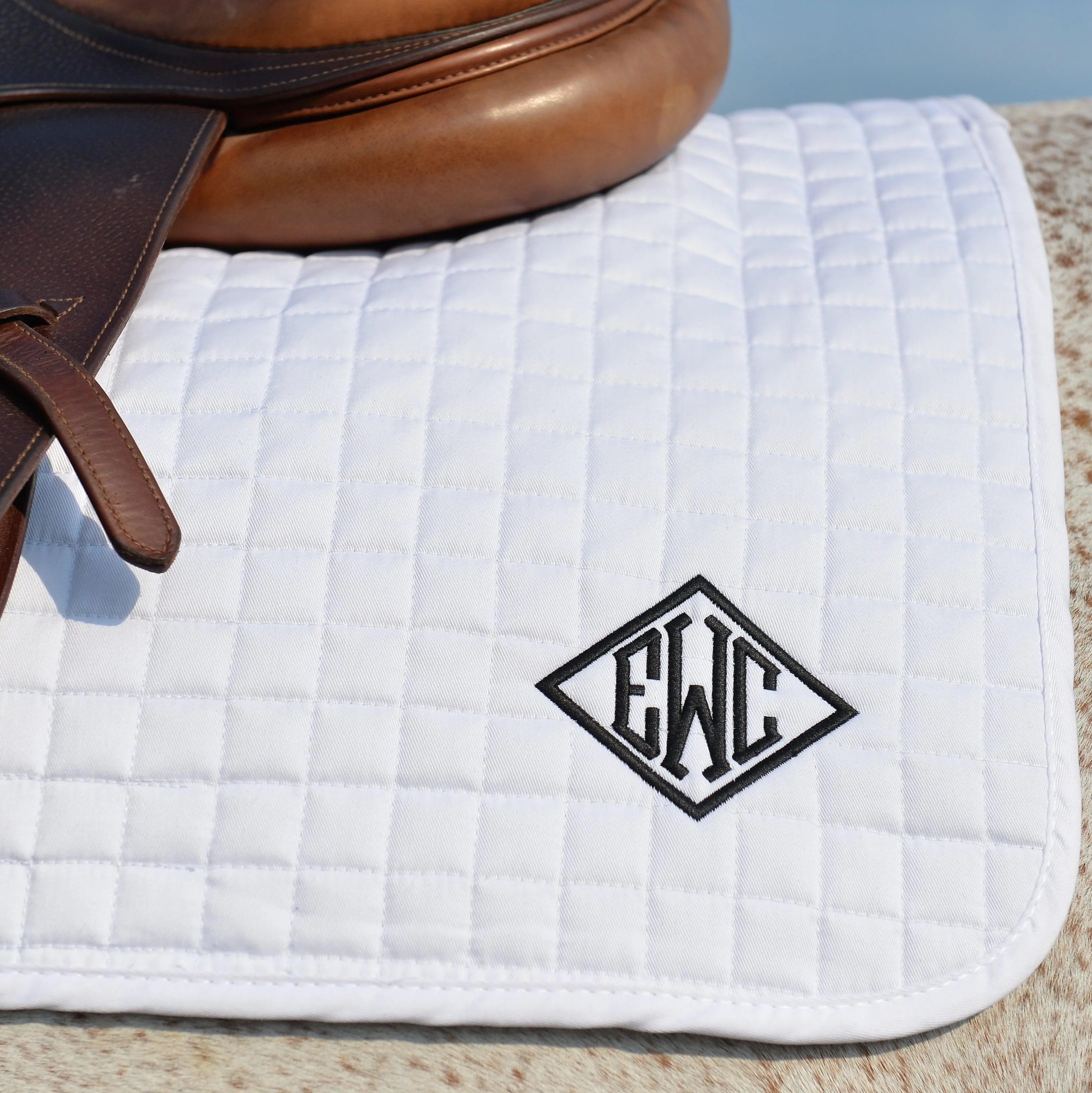 Customizable All Purpose Saddle Pads- Team Patch or Monogram