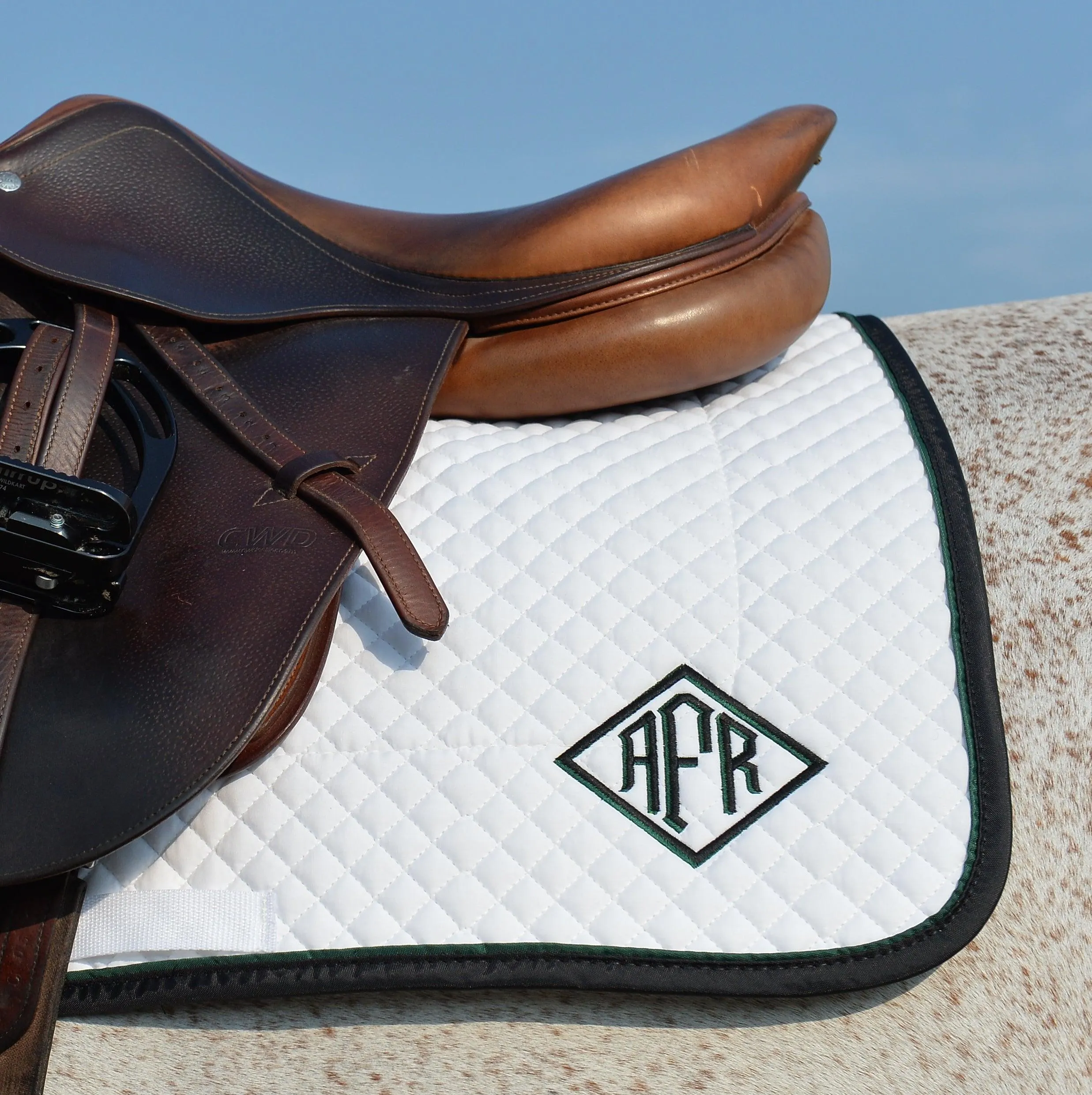 Customizable All Purpose Saddle Pads- Team Patch or Monogram