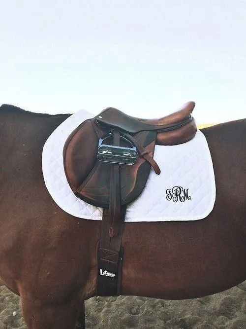 Customizable All Purpose Saddle Pads- Team Patch or Monogram